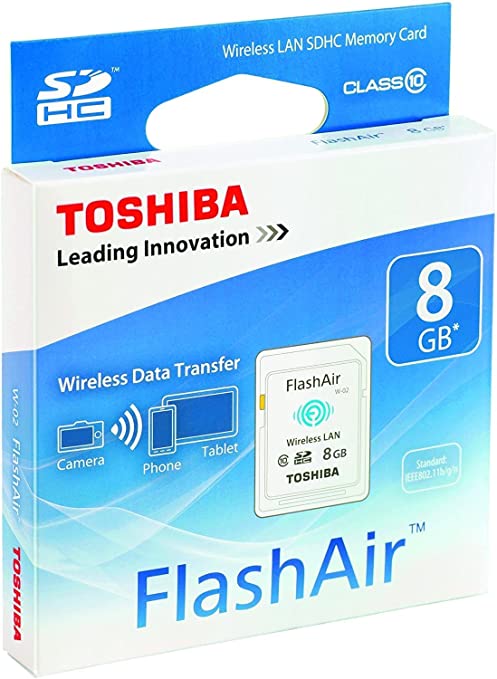 WIFI Wireless Memory Card - Toshiba FlashAir 8GB