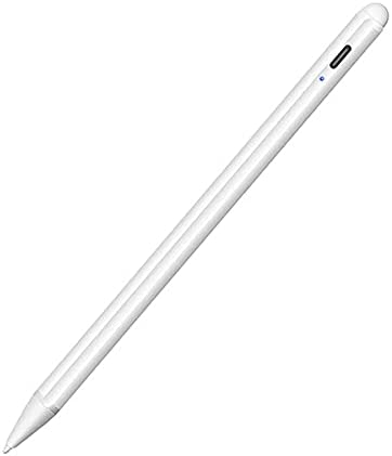 Active Stylus Pen Precise Writing Drawing Palm Rejection, Compatible with (2018-2020) Apple iPad Pro (11/12.9 Inch),iPad Air iPad 6/7/8th Gen,i Pad Mini 5th Gen (White pen)