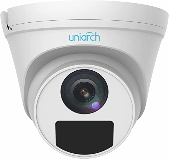 Uniarch Indoor surveillance Camera IP Network 2 MP 1080P Lens 2.8 mm Night Vision IR30m , POE IP67 -IPC-T122-PF28