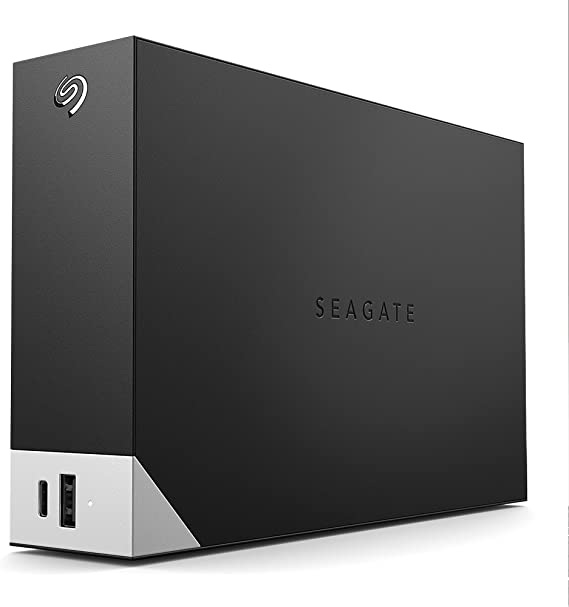 Seagate One Touch Hub, 10 TB, External Hard Drive Desktop, USB-C, USB 3.0, for PC, Laptop and Mac, 4 Months Adobe Creative Cloud Photography plan (STLC10000400)