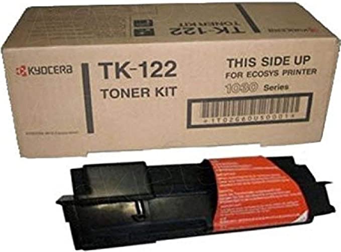 Kyocera TK122 Cartridge 7,200 Pages Black Laser Toner Cartridge & Cartridge with Laser Toner Cartridges (Black, Kyocera Mita FS-1030D, FS-1030DN, 1 pc (S) Laser Cartridge, 7200 Pages; Laser;)