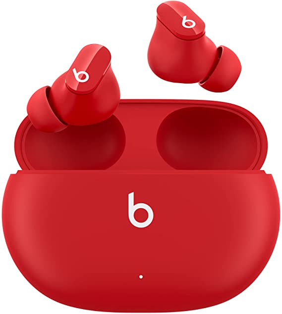 beats Studio Buds True Wireless Noise Cancelling Earphones Active Noise Cancelling IPX4 rating Sweat Resistant Earbuds Compatible with Apple & Android Class 1 Bluetooth Built in Microphone beats Red