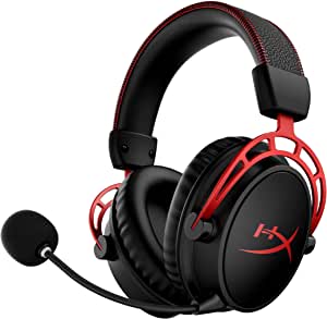 HyperX Cloud Alpha Wireless Gaming Headset | 300-hours Battery Life | DTS Headphone:X Spatial Audio | 50mm Dual Chamber Drivers | Detachable Noise-Canceling Mic | For PC,PS5,PS4
