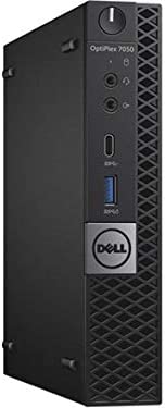 DELL 7050-MINI, Core i5-7500T 2.7Ghz, 16GB, 256GB SSD, Windows 10 Professional 64bit, Black (Refurbished)