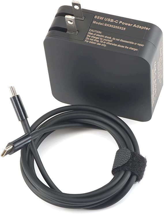 65W 45W USB-C AC Charger for Lenovo Chromebook 100e 300e 500e C330 S330 ThinkPad T480 T480s T580 T580s E480 E580 Yoga C930 C940 C740 S730 730 730S 910 920 Laptop Power Supply Cord