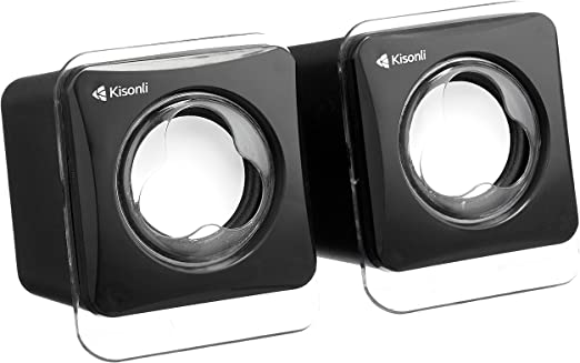 Kisonli V410 Portable USB Speaker - Black