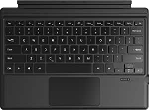 Uogic Keyboard Cover for Microsoft Surface Pro, Seamless Design, Slim and Lightweight, Protects Your Screen, Bluetooth Wireless Keyboard, Stain-Resistant with a Smooth Touch Coating