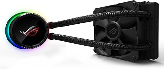 Asus ROG Ryuo 120 CPU Cooler with OLED Display and Aura Sync - Black