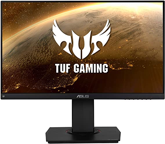 ASUS TUF Gaming VG249Q, 23.8 InchFHD (1920x1080) Gaming monitor, IPS, up to 144Hz, 1ms MPRT, D-SUB, DP, HDMI, FreeSync, Low Blue Light, ELMB, Shadow Boost