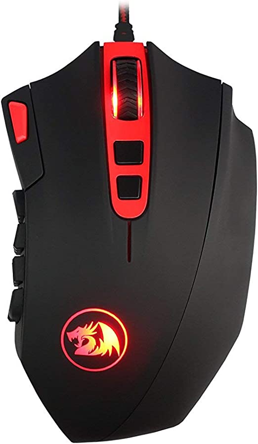 Redragon M901 PERDITION 16400 DPI High-Precision Programmable Laser Gaming Mouse