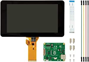 Raspberry Pi 7-Inch Touch Screen Display Black Touchscreen