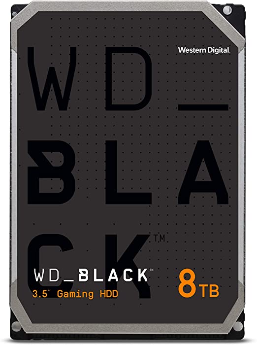 WD_BLACK 8TB Performance 3.5" Internal Hard Drive - 7200 RPM Class, SATA 6 Gb/s, 256MB Cache