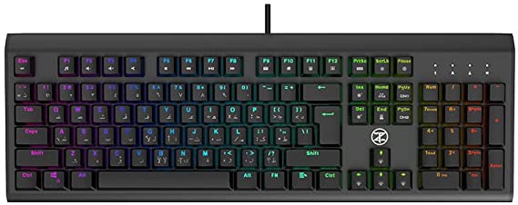 Techno Zone E26 HighEnd Technology Gaming Mechanical Keyboard Full RGB