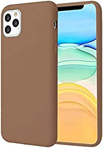 LOOKSEVEN iPhone 6 Plus Case iPhone 6s Plus Case, Brown Silicone TPU Rubber Back Cover Case Compatible for Apple iPhone 6 Plus(5.5inch) / iPhone 6s Plus(5.5inch)