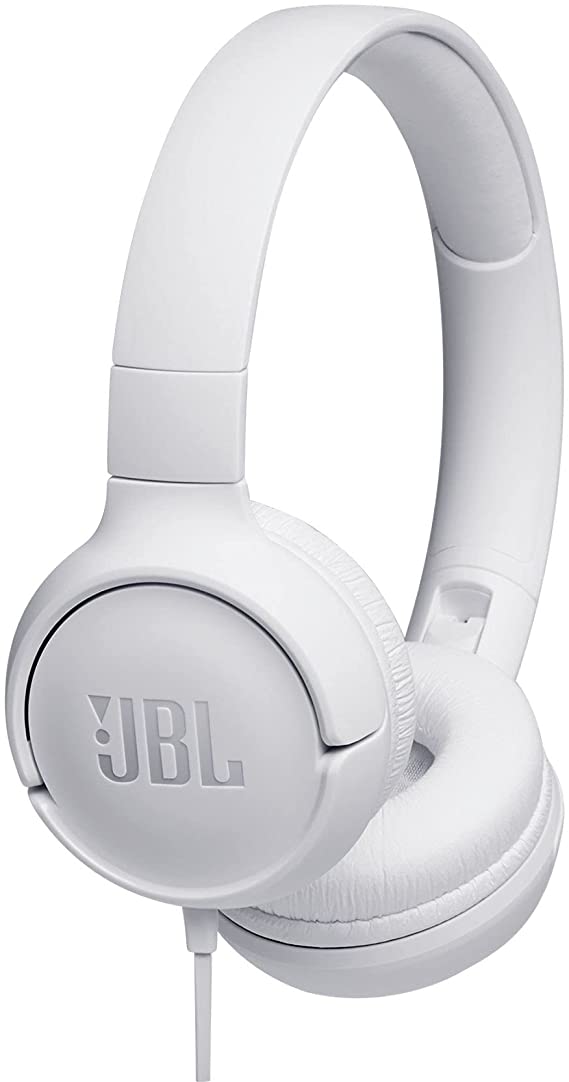 JBL TUNE 500 - Wired On-Ear Headphones - White