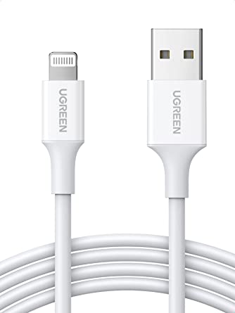 UGREEN iPhone Cable 1M[MFi Certified] Lightning Cable iPhone Charger Cable Lightning Cord for New iPhone SE 2022 13 Pro/13 Pro Max/13/13 mini, ipad 9 iPhone 12 mini/12/12 Pro/12 Pro Max, 11/11Pro/XS