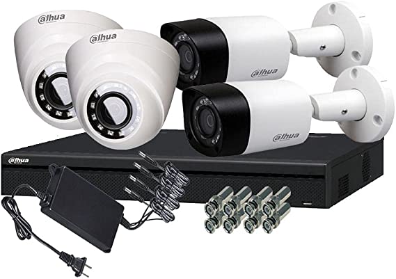 Dahua Technologies Indoor Outdoor 1Megapixel 720P with Dvr 4 Channels Combo Camera