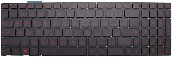 New Keyboard Replacement for Asus G551 GL551 G552 GL552 G771 GL771 GL752 ZX50 G58 G741 Series Backlit