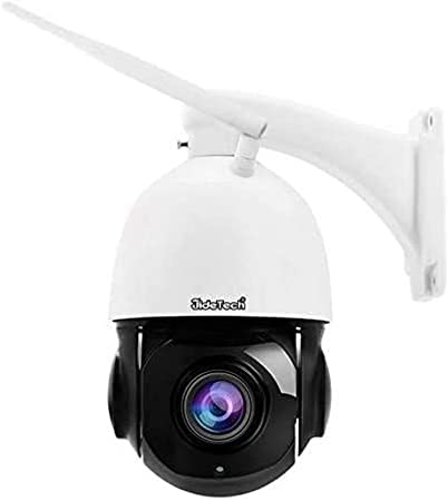 PTZ Wifi CCTV Security IP Camera 5MP,Auto Tracking 20x Optical Zoom supprot 2-Way-Audio 70M Night Vision, IP66 Waterproof Onvif H.265 Motion Detection Surveillance for outdoor, build in SD Card Slot