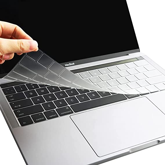 WIWU TPU Keyboard Protector For MacBook Pro 13" 2020 & MacBook Pro 16" Touchbar, Clear