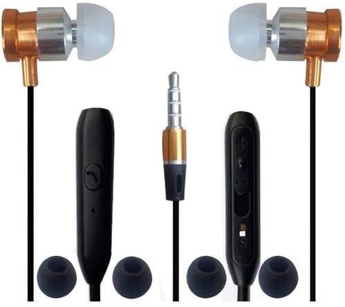 Armor Headset In Ear For All Mobile Phone - Gold