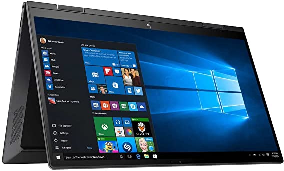 HP ENVY x360 15-ee1093cl 2-in-1 Convertible Laptop, 15.6″ FHD IPS Multi-Touch, AMD Ryzen 7 5700U, AMD Radeon Graphics, 12GB RAM, 512GB SSD, Backlit English keyboard, Windows 11, Black