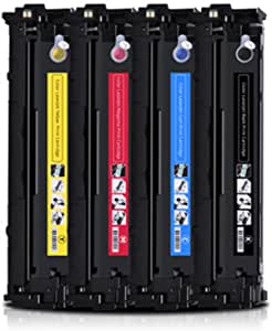 CB540A Toner Replacement for HP 125A CB540A Toner Cartridge for HP Color Laser Jet CP1213 CP1214 CP1215 CP1216 CP1217 CP1513n CP1514n CP1519ni Printer combination