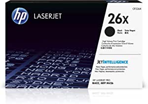 HP CF226X 26X High Yield Original LaserJet Toner Cartridge, Black, Single Pack
