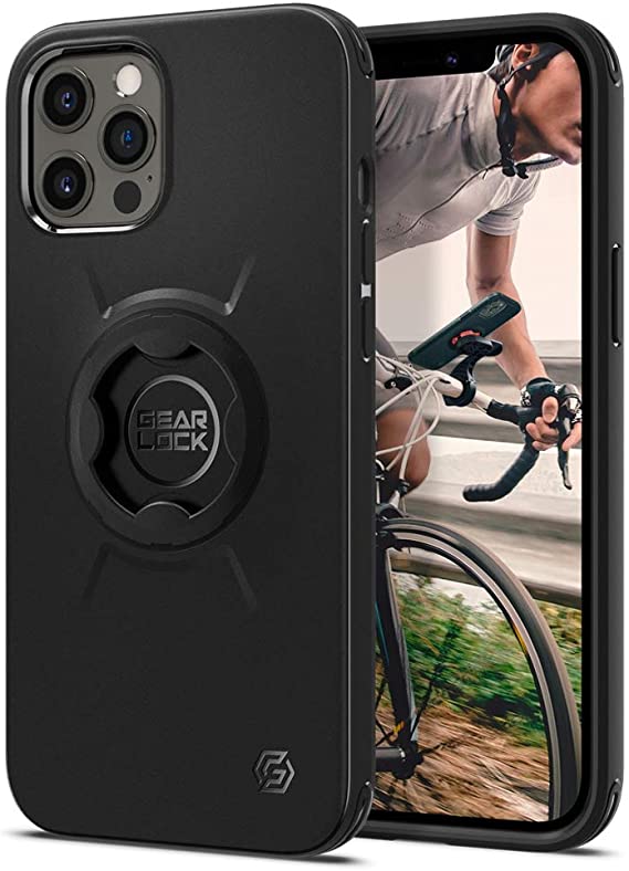 Spigen Gearlock Bike Mount Case Designed for iPhone 12 Pro Max (2020) - Black