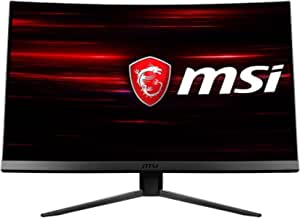 MSI Optix MAG241C Full HD Non-Glare 1ms 1920 x 1080 144Hz Refresh Rate USB/DP/HDMI Smart Headset Hanger Free Sync 24”Gaming Curved Monitor (Optix MAG241C) - Black