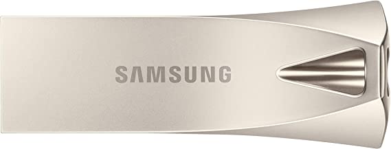 SAMSUNG BAR Plus 256GB - 400MB/s USB 3.1 Flash Drive Champagne Silver (MUF-256BE3)