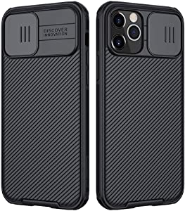 Nilkin Cam Shield Pro Shockproof Frame Hard Plastic TPU Rubber Back Case for iPhone 12Pro and 12 -6.1in