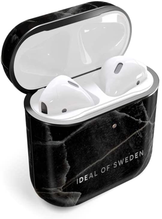 Fashion AirPods Case Black Thunder Marble