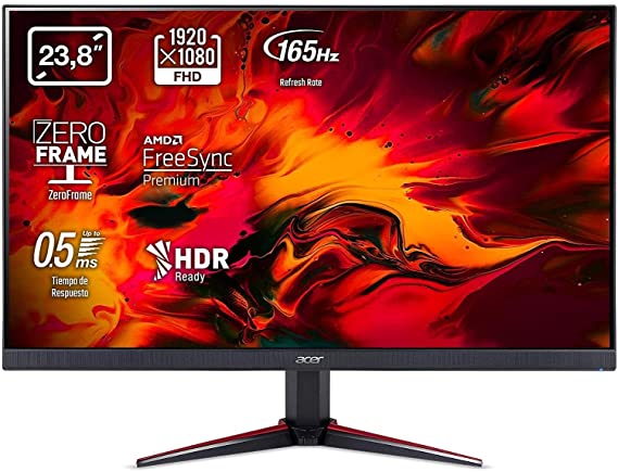 Acer HDMI DP Nitro Gaming Monitor (24in, 165Hz, 1080P, 250c)