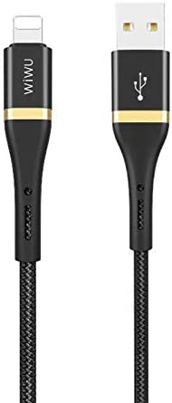 WIWU Elite Data Cable ED-100 2.4A USB To Lightning, Black - 3m