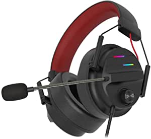 Redragon H380 CHIRON USB Gaming Headset - RGB lighted Virtual Surround Sound 7.1 - Noise Cancelation Microphone
