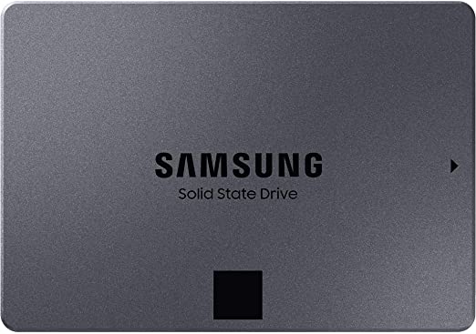 SAMSUNG 870 QVO 8 TB SATA 2.5 Inch Internal Solid State Drive SSD MZ 77Q8T0, Black, MZ-77Q8T0BW, Samsung T5