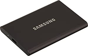 Samsung T7 Portable SSD 500GB - Up to 1050MB/s - USB 3.2 External Solid State Drive, Gray (MU-PC500T)