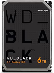 WD_Black 6TB Gaming Internal Hard Drive HDD - 7200 RPM, SATA 6 Gb/s, 128 MB Cache, 3.5" - WD6004FZWX