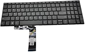 Replacement Keyboard Compatible with Lenovo ideaPad V145-15AST V320-17isk V320-17ikb.IdeaPad 130-15AST 320-15ABR 320-15AST 320-15IAP 320-17AST 320-17ISK 330-15AST Series Laptop US Layout Grey No Frame