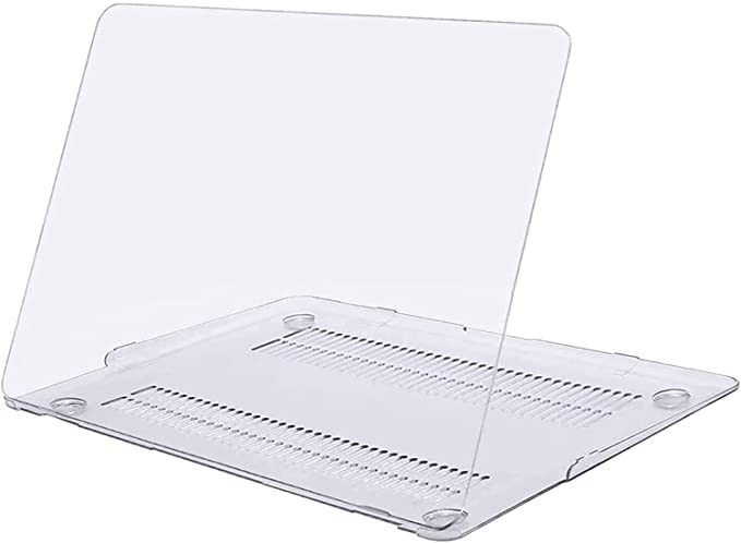 NTECH - Compatible With MacBook Air 13 inch Case (Models: A1466/A1369, Older Version 2010-2017 Release), Protective Plastic Hard Shell Cover Case, Clear/Crystal