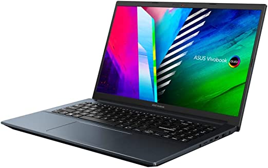 ASUS Vivobook Pro 15 K3500PC-OLED007W i7-11370H-16GB-SSD 1TB-RTX3050-4GB-15.6 FHD OLED-Windows11-Quiet Blue