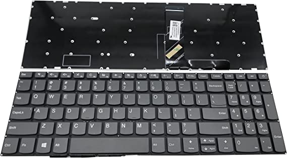 for Lenovo ideaPad 320-15 320-15ABR 320-15AST 320-15IAP 320-15ISK 320S-15ISK 320S-15IKB 320S-15IKBR Gray keycaps Without Frame Without Backlight US Laptop Keyboard SN20N0459116 AE08L010 NSK-BY1SQ01