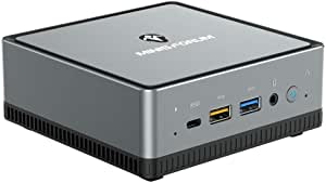 MINISFORUM UM250 Ryzen Mini PC; AMD Ryzen 5 Pro 2500U; Vega 6 Graphics; 512GB M.2 NGFF SSD; 16GB DDR4 RAM; Triple Display Support; Dual Gigabit Ethernet + WiFi6 [UM250-16-512]