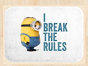 i break the rules Mouse Pad -Rubber