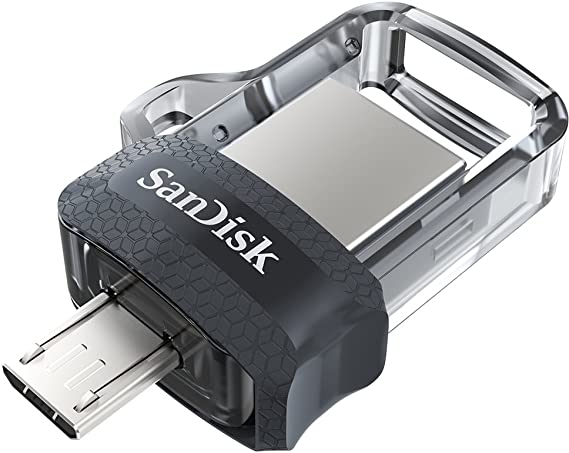 SanDisk 32GB Ultra Dual USB 3.0 and Micro USB Flash Drive, Up to 150MB/s Read Speed