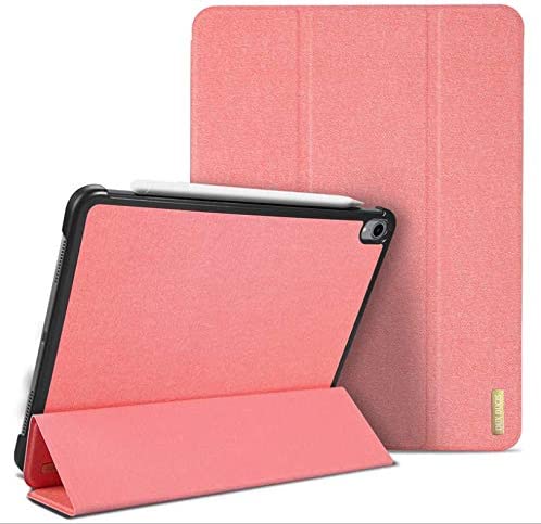 DUX DUCIS simple iPad Pro 11 inch case with pen holder smart anti fall protective sleeve standing flip cover pink