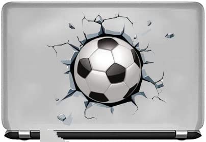 Laptop Stick and Removable Waterproof Scratch Proof Football Sticker