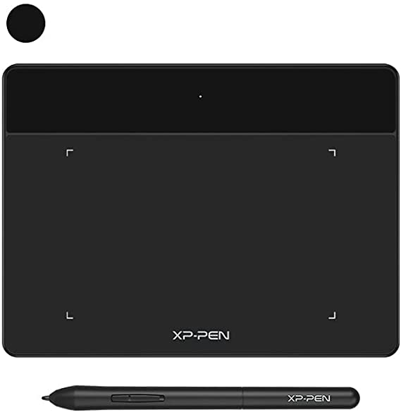 XP-PEN Deco Fun XS OSU Tablet Graphic Drawing Tablets 4x3 Inches Pen Tablet with Battery-Free Stylus (Black)