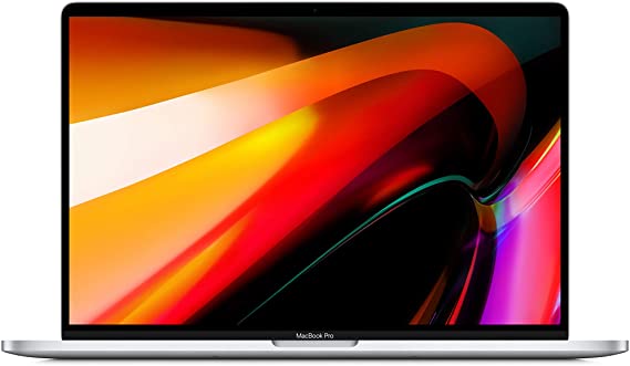 Apple Macbook Pro MVVL2 Laptop - Intel Core i7, 16 Inch, 512 GB, 16 GB RAM, AMD Radeon Pro 5300M 4GB, Touch Bar and Touch ID, Middle East Version - Silver